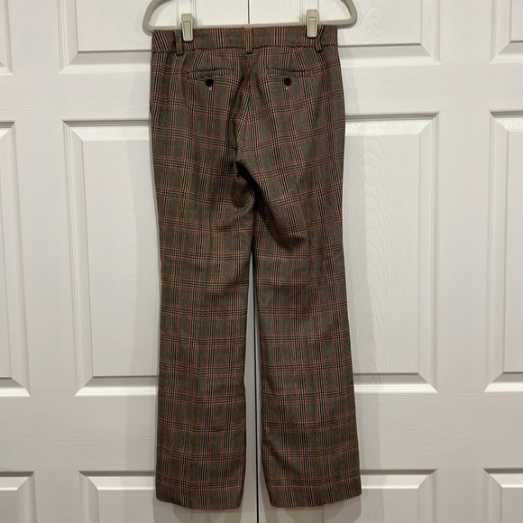 J. Crew Houndstooth City Fit Trousers 100% Wool Vintage Womens Size 2 - Picture 6 of 10
